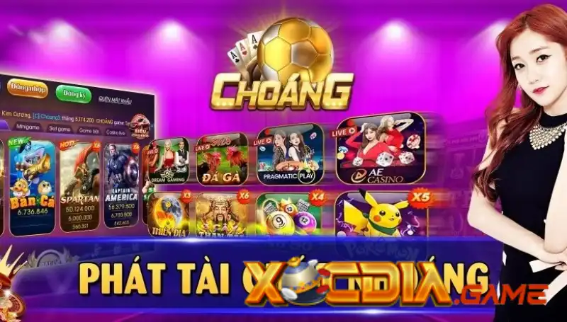 Choang Fun - Chinh phục người chơi với nhiều tính năng nổi trội